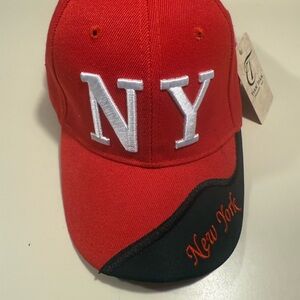 Red NY Kids Cap